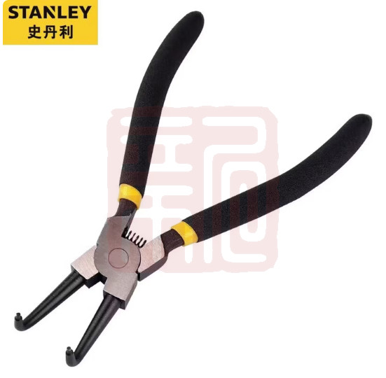 史丹利 84-348-23 德式轴用弯嘴卡簧钳9寸（0574）-个