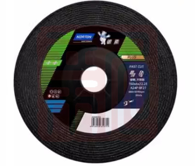 银熊 66252850053 替代66252844271 ECO角磨片JB150*6*22.23锋利型(0455-1)-黑色