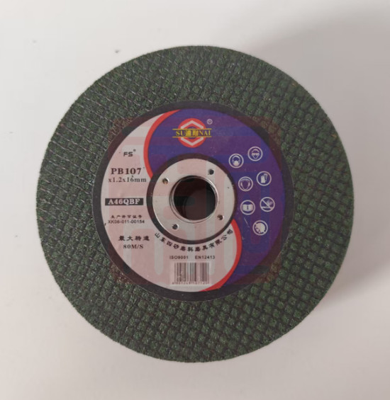 速耐 6122-41-02 经济型切割片PB107*1.2*16 绿双网（6122）-黑色