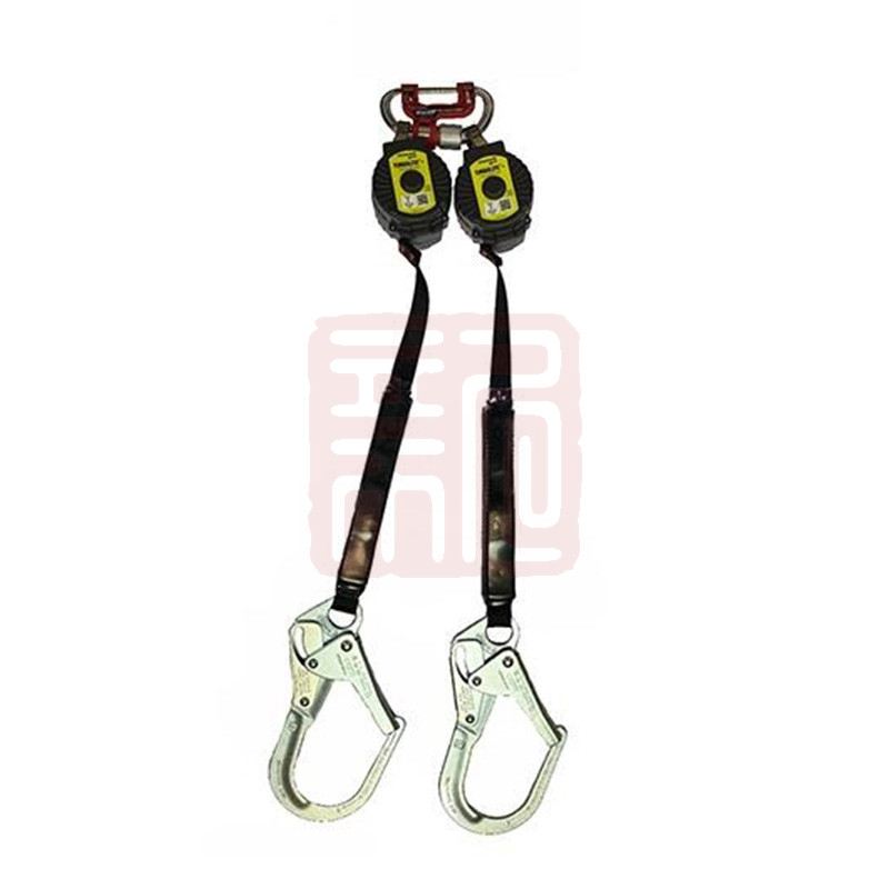 霍尼韦尔MTL-OHW2-28/6FT Turbolite+织带双叉钢质安全钩铝合金脚手架钩速差器1.8米(6FT)-1.8米（可替代MFLB-12-Z7/6FT） - 霍尼韦尔