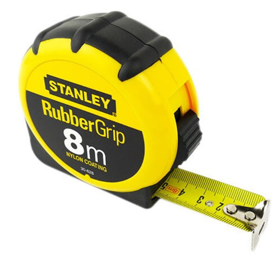 史丹利 30-628-23 橡塑公制卷尺8m（0574）