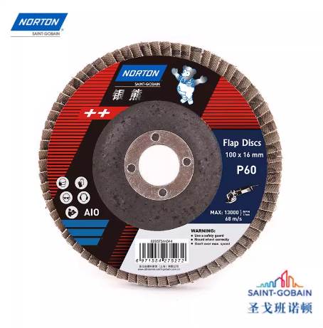 银熊 69957344044 诺顿弹性磨盘100*16*60# 90网盖(0455-1)