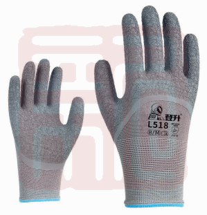 登升 L518 13针涤纶乳胶3/4浸起皱8码-8/M