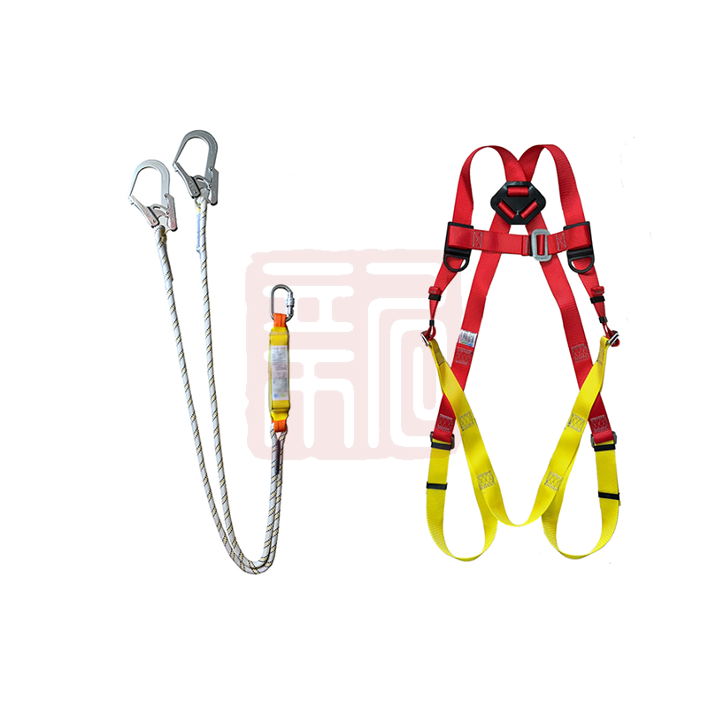 际华防护 700102经济型全身式安全带坠落防护套装（含1.8米双大钩带缓冲包安全绳） - 际华防护