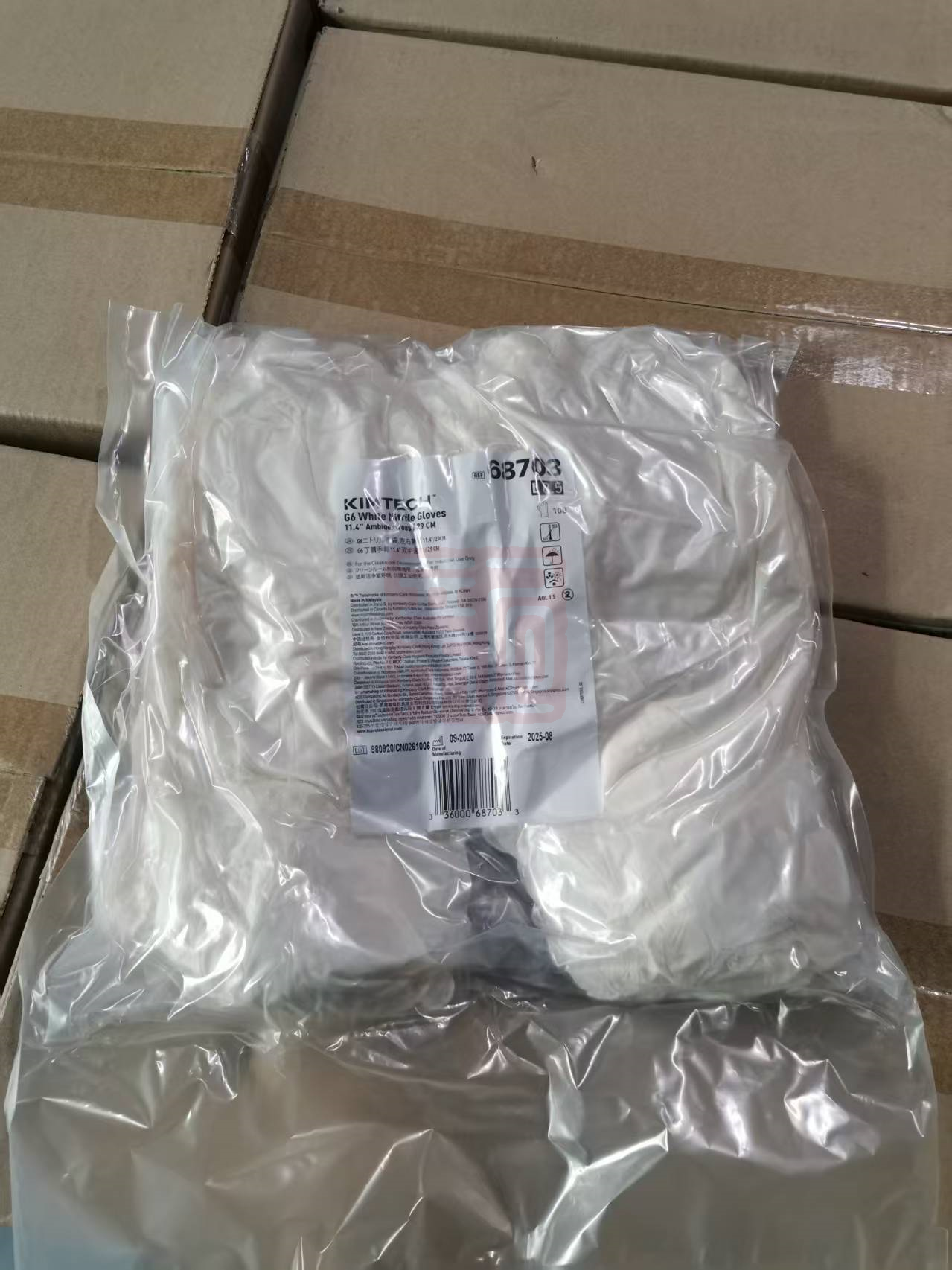 金佰利 68703 g6白色丁腈手套-均码 - 金佰利