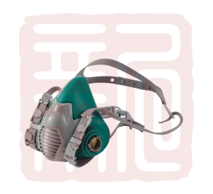 世达HF0414硅胶双滤盒半面罩 - 世达