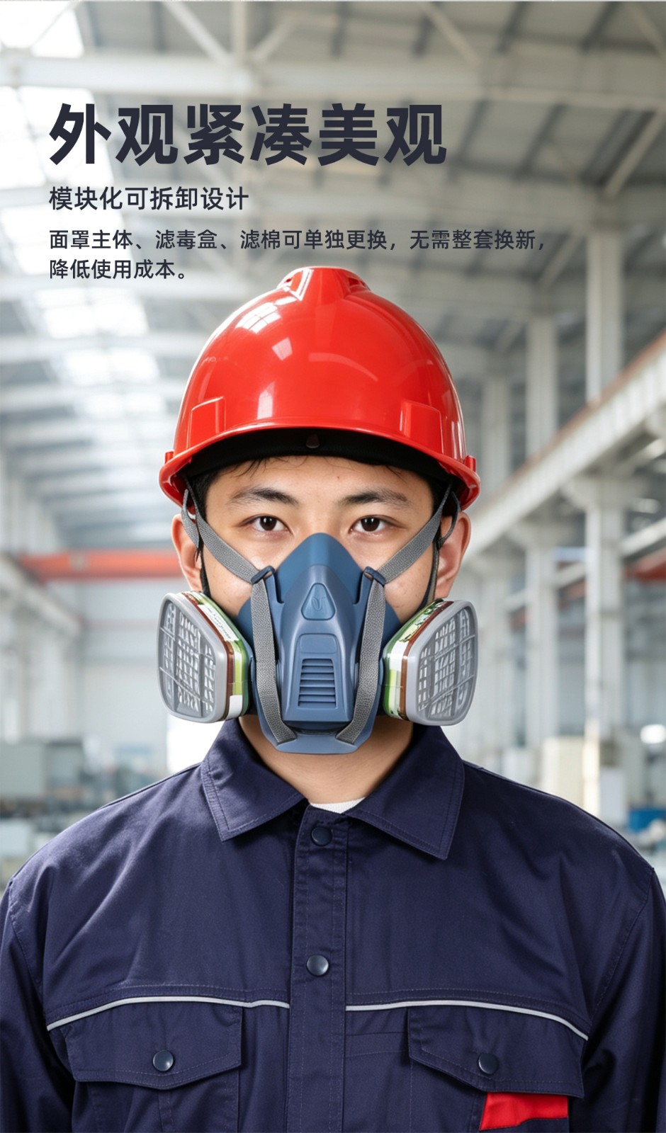 SAFEMAN君御 BM6500双盒防毒半面罩