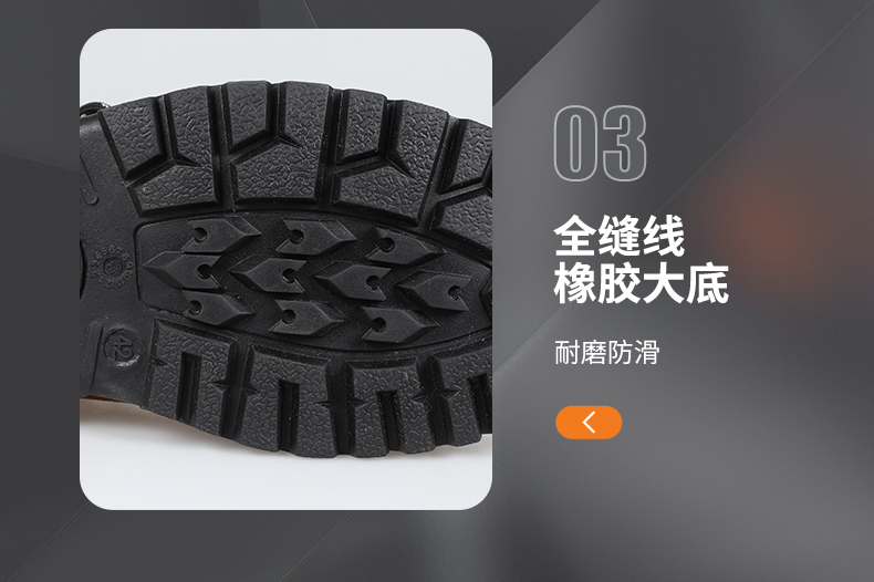 SAFEMAN君御 K7517M翻毛牛皮防砸耐高温中帮棉安全鞋-45