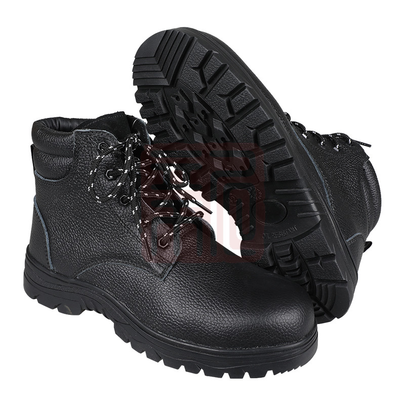 SAFEMAN 君御 K7568 防砸耐高温 高帮橡胶大底安全鞋-36 - 君御