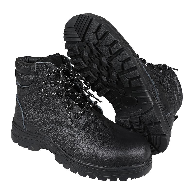 SAFEMAN 君御 K7568 防砸耐高温 高帮橡胶大底安全鞋