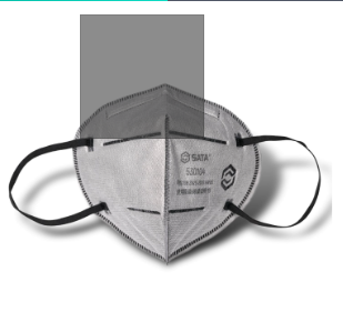 世达 530104PPE 自吸过滤式防颗粒物呼吸器（KN95折叠款耳戴式口罩含活性炭）