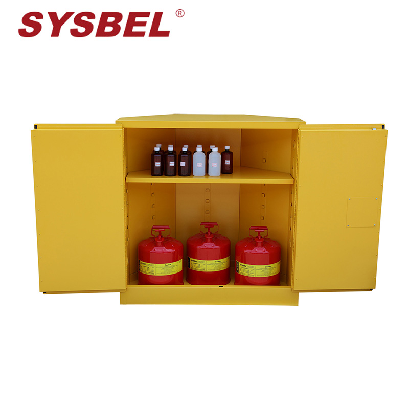 西斯贝尔 WA810300C 易燃液体安全储存柜(角落式)