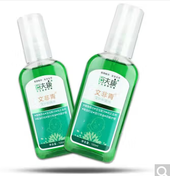 百夫康 文非青艾叶抑菌液 100ml /瓶 肌肤抑菌护理喷雾 便携