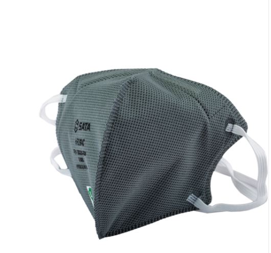 世达 HF0204C自吸过滤式防颗粒物呼吸器 (KN95折叠活性炭口罩) 1盒50个1箱600个 头戴式