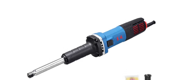 东成 S1J-FF08-25L电磨头玉石雕刻石头模具手工打磨机电动小型抛光工具直磨机  加长款 