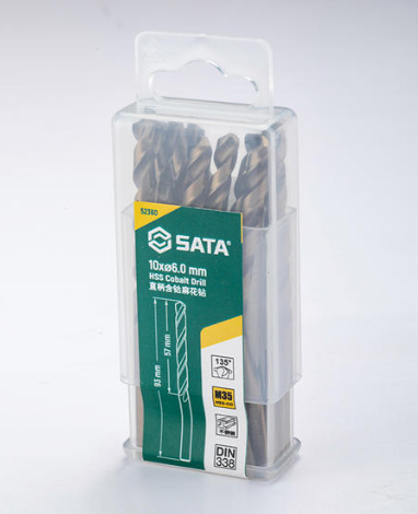 世达 52368/10件套直柄含钴麻花钻6.8MM 