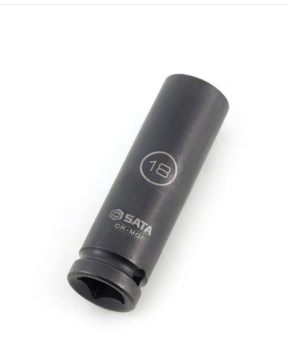 世达 34412T /1/2 1/2寸 系列六角风动薄壁长套筒19MM 