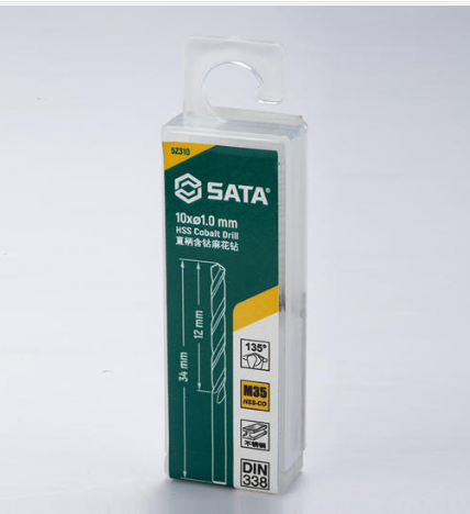 52332 /10件套直柄含钴麻花钻3.2 MM