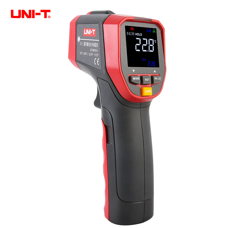 优利德 UNI-T UT301C+ 红外测温仪 -30 °C 至 500 °C（-22 °F 至 932 °F）