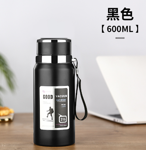 叻组  316保温杯男款600ml 个