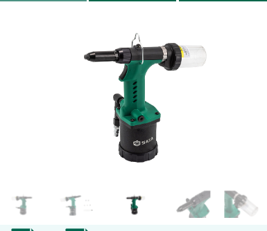 世达工具 02715 加强型自吸式气动液压拉钉枪4.8-其它