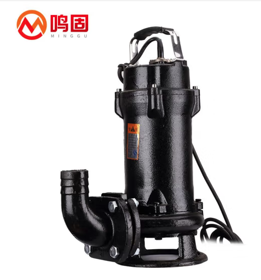 鸣固 防汛污水泵大流量抽水泵 单相1100W/220V2寸口污水切割泵-个