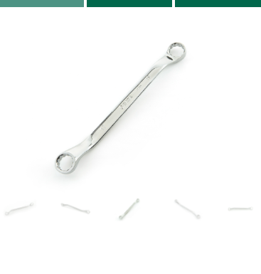 世达工具 42206 全抛光双梅花扳手17x19MM-20x22mm