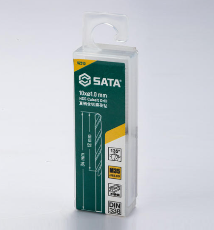 世达工具 52320 10件套直柄含钴麻花钻2mm-个