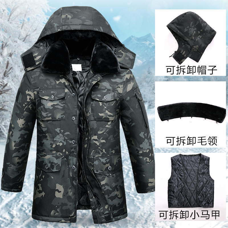 百劳汇  11-001  迷彩棉服-M
