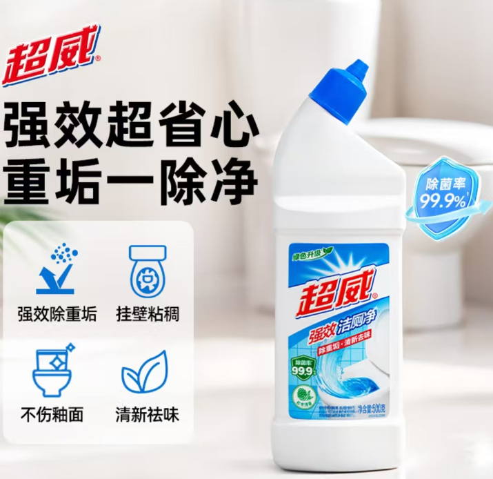 超威 强效去垢洁厕剂 500g-.