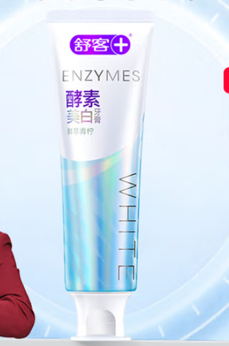 舒克 精研亮白酵素 牙膏（青柠）-120g