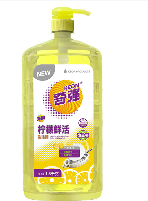 奇强 柠檬鲜活洗洁精 1.5kg