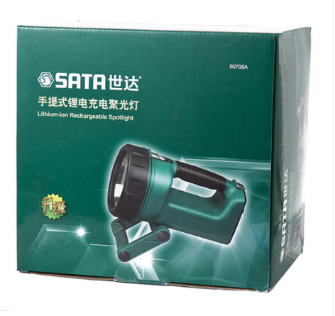 世达工具 90708A 手提式锂电充电聚光灯-个