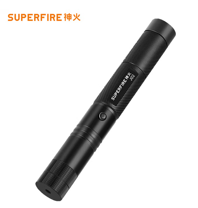 神火 J02 激光笔强光手电筒充电超亮远射户外镭射灯-锂电池