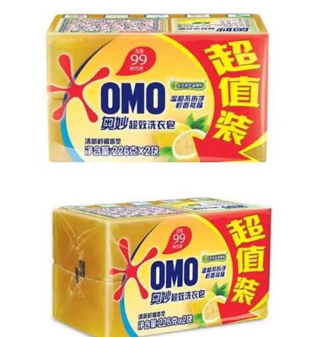 奥妙 超效洗衣皂 清新柠檬-226g*2
