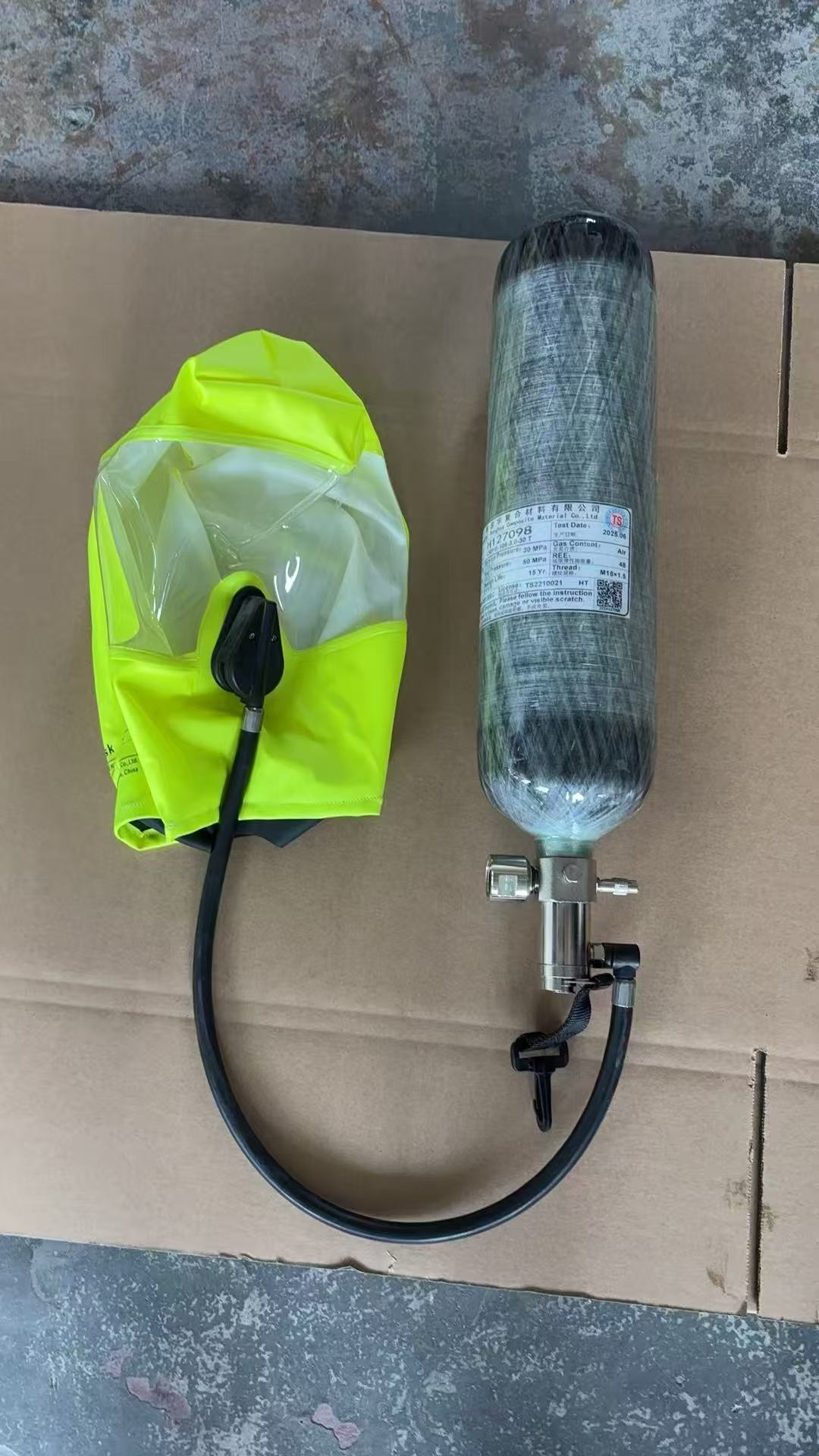 业安 THDF15-11 15分钟 逃生呼吸器  （碳纤维气瓶）-15分钟