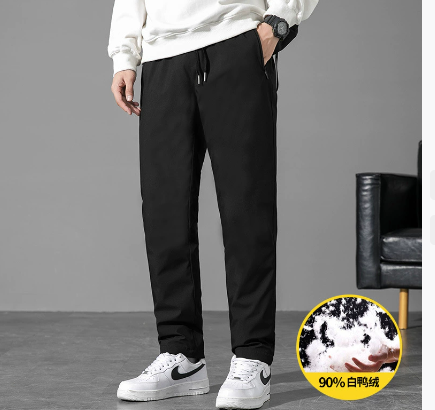 百劳汇 羽绒裤 休闲保暖裤-M