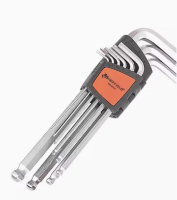 钢盾 S050008 内六角扳手组套 1.5-10mm 9件套-9