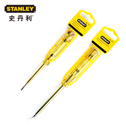 史丹利 66-120-23 测电螺丝批100-500V/180mm-一字型