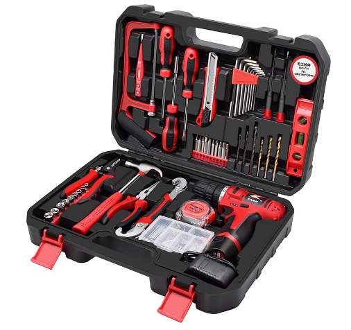 卡夫威尔 P2982A 109件套锂电钻工具箱-0.87