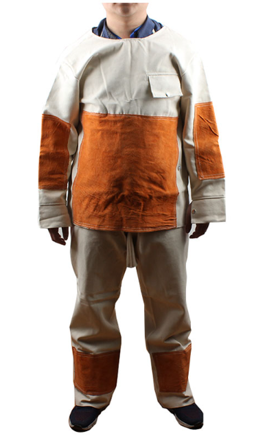 君御 帆布加皮电焊服 裤子-小