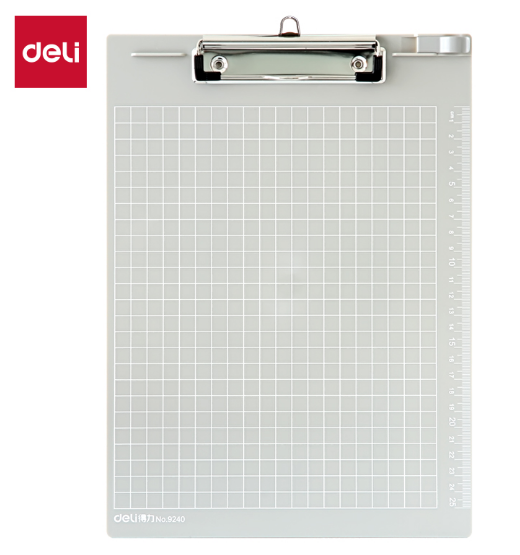 得力（DELI） 9240 书写板夹(浅灰)-个
