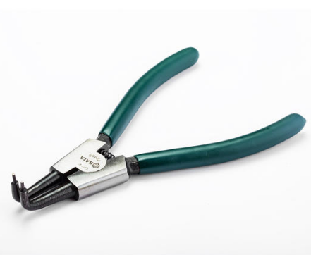 世达工具 72021 德式轴用曲口卡簧钳5寸-5