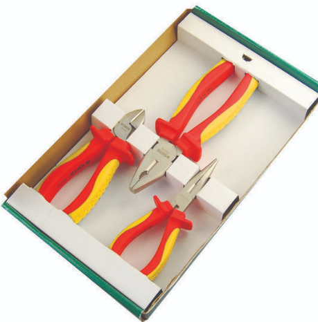 世达工具 09261 3件VDE绝缘耐压钳组套-8寸