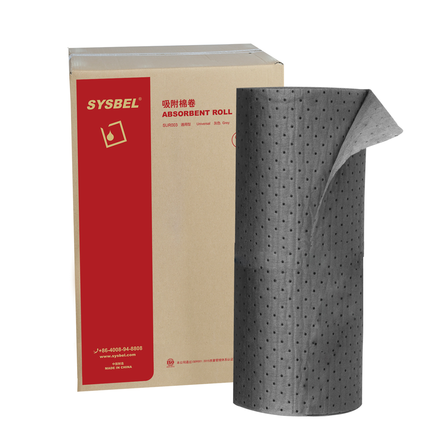 SYSBEL/西斯贝尔 SUR003 通用型吸附棉卷 （重型加宽）-卷状