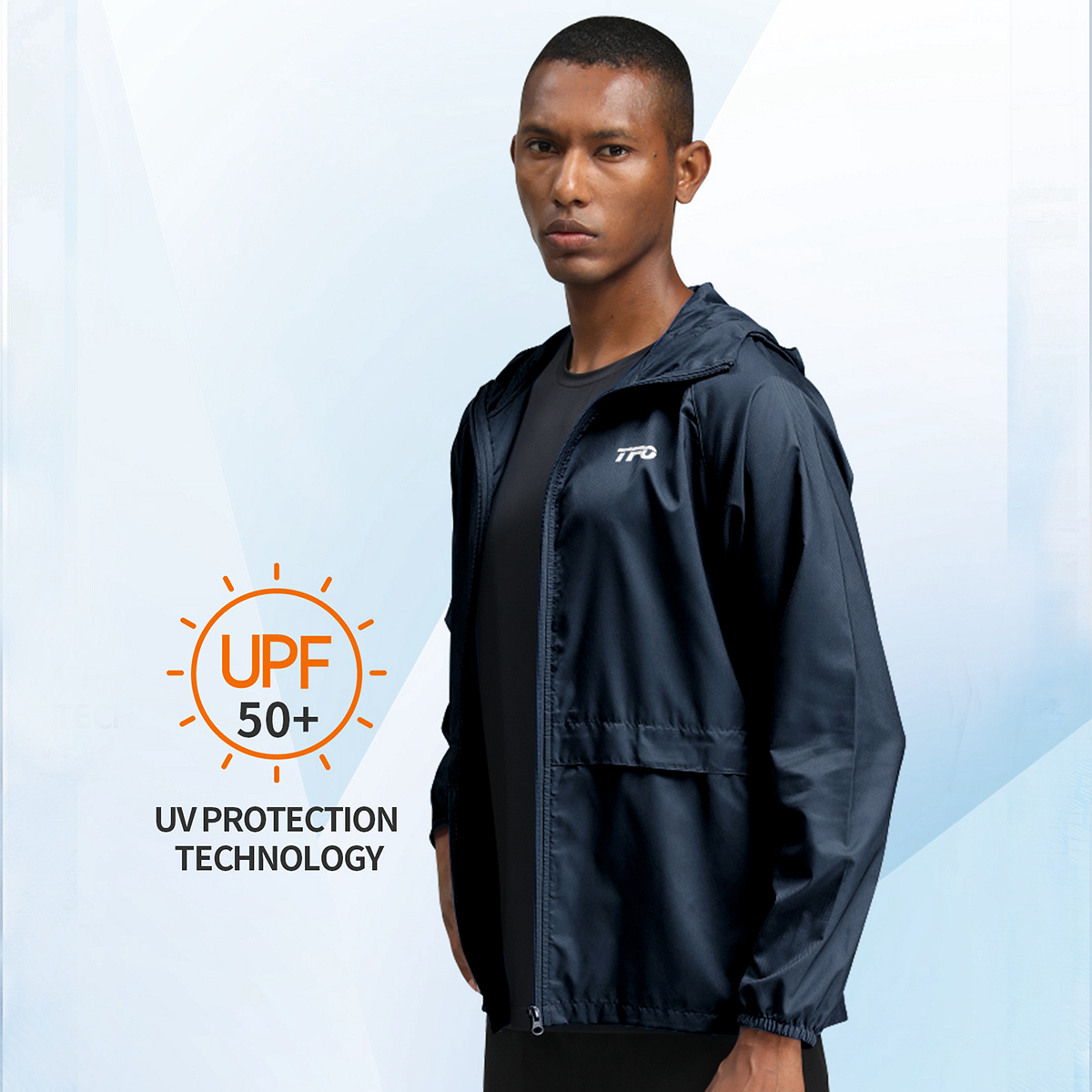 TFO 防晒衣 防晒指数50+ 藏青色-M