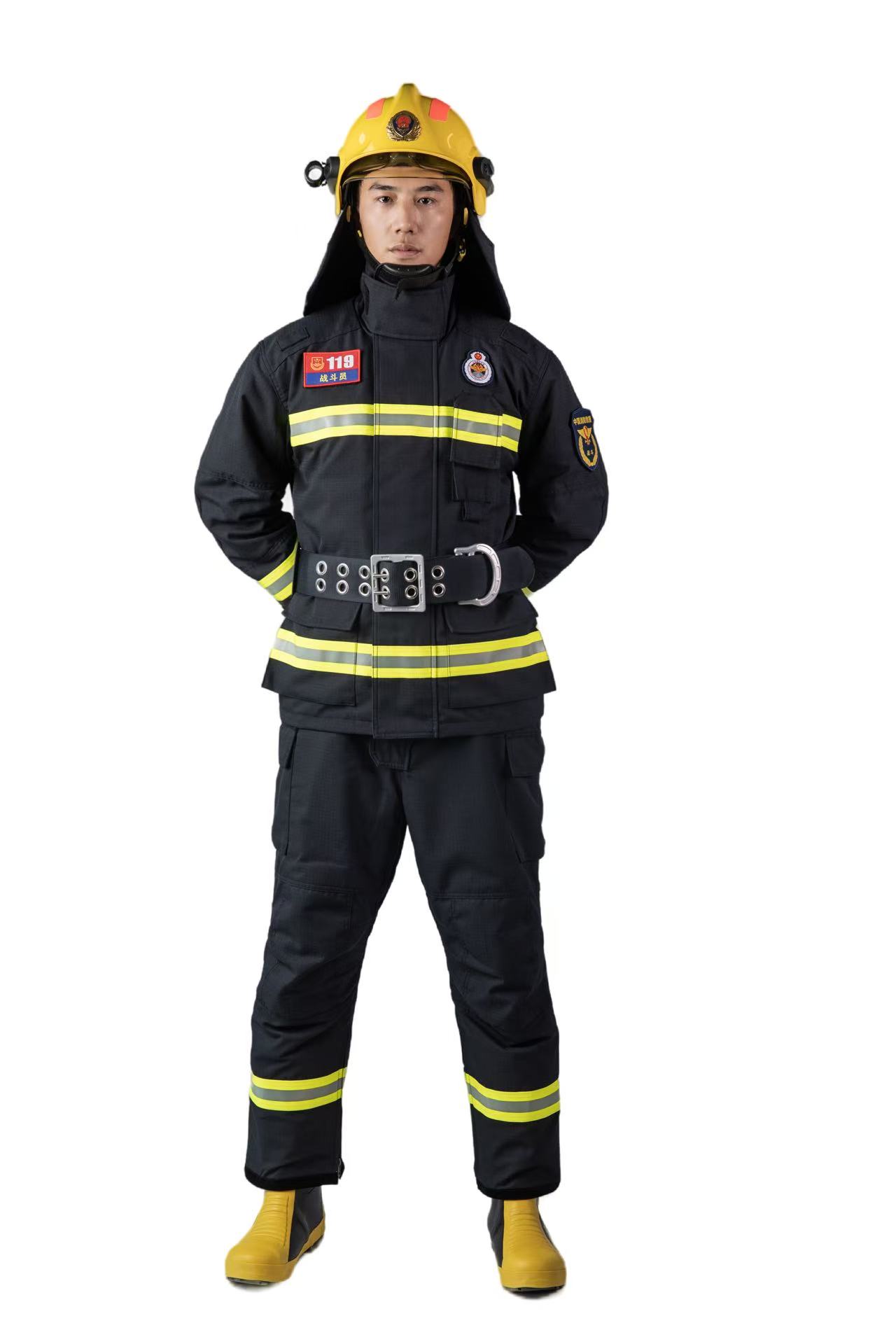 沱雨 17款消防战斗服 五件套-17款五件套