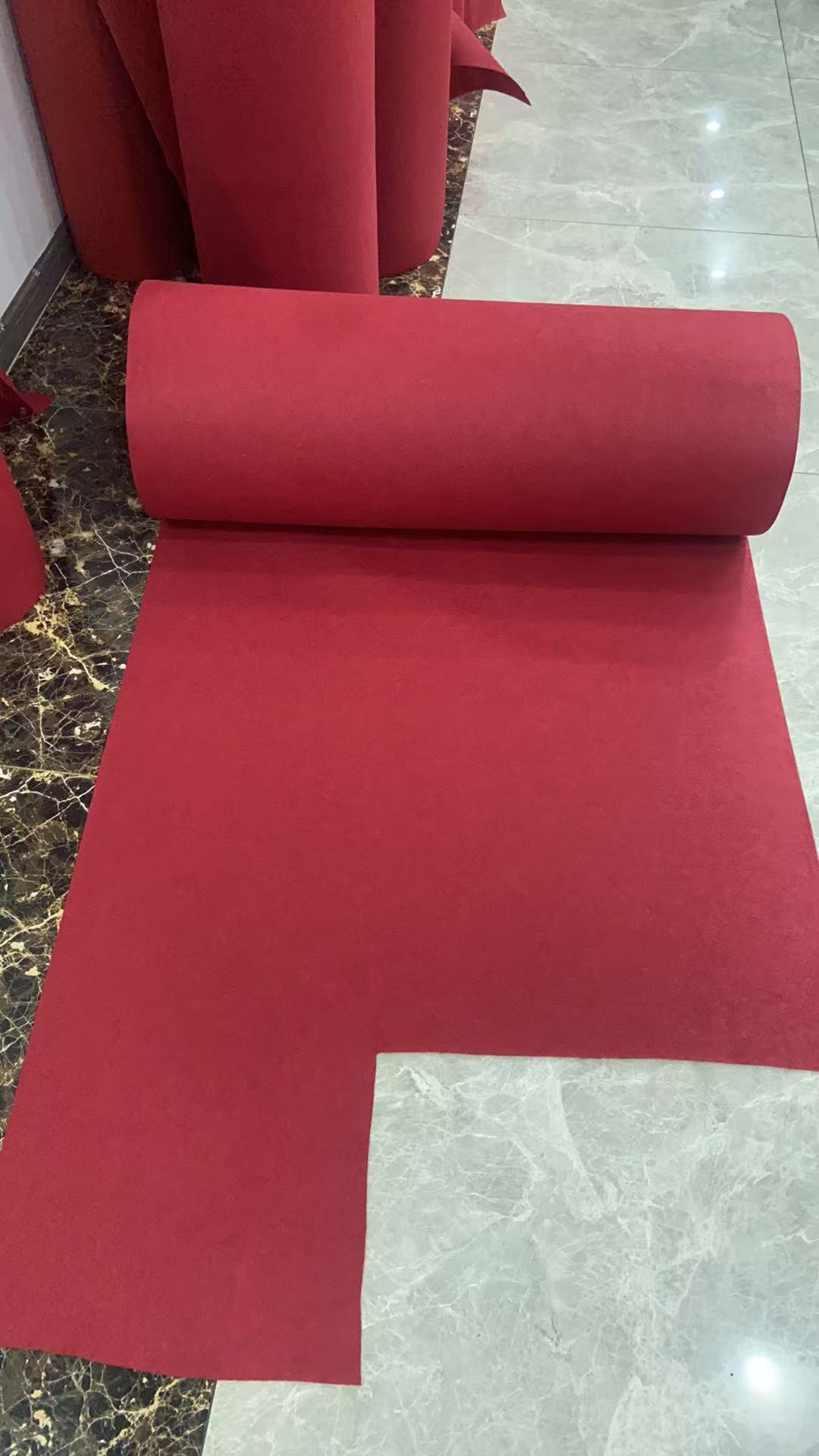 百劳汇 一次地毯 大红3m*100m-地毯
