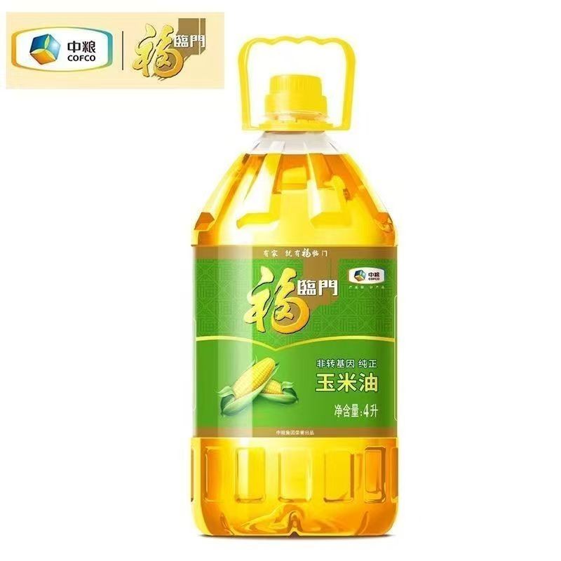 福临门 食用油非转基因压榨 玉米油-4L