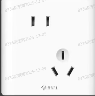 公牛（BULL） G25Z104S（白） 一位三极插座(新)16A-个